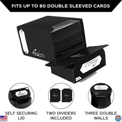 Quiver Time Trading Card Deck Bundle: 5x 80+ Deck Boxes + 500 Artemis Sleeves - Image 2