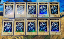 YuGiOh! Card BANDAI Holo 10Set Blue Eyes White Dragon 1999 #2301 - Image 1