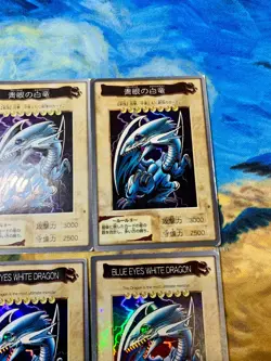 YuGiOh! Card BANDAI Holo 10Set Blue Eyes White Dragon 1999 #2301 - Image 4