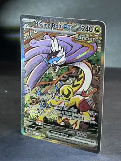 Raging Bolt ex 166/131 Prismatic Evolutions SIR Pokemon Card NM - Image 2