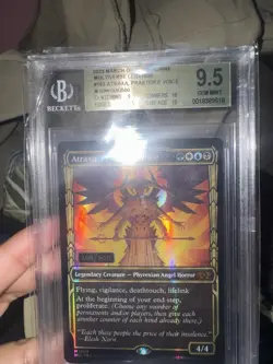Magic MTG Atraxa, Praetors Voice Serialized Card #305/500 DBL RN #0163 Beck 9.5 - Image 1