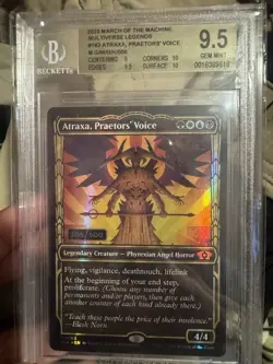 Magic MTG Atraxa, Praetors Voice Serialized Card #305/500 DBL RN #0163 Beck 9.5 - Image 3
