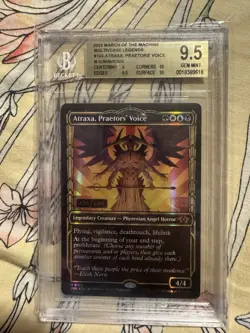 Magic MTG Atraxa, Praetors Voice Serialized Card #305/500 DBL RN #0163 Beck 9.5 - Image 4
