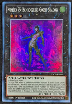Bamboozling Gossip Shadow 2020 1st Ed Super Rare Yugioh Card TOCH-EN052 (NM) - Image 1