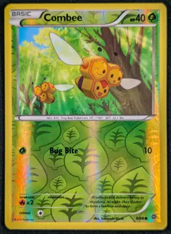 Combee 2015 XY Ancient Origins Reverse Holo Pokemon Card 9/98 (NM) - Image 1