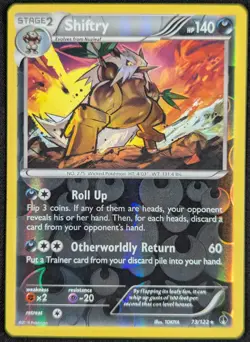 Shiftry 2016 XY BREAKpoint Reverse Holo Rare Pokemon Card 73/122 (NM) - Image 1