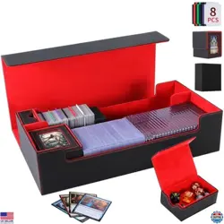 Ultimate Trading Card Storage Box - 2200+ MTG Decks, Magnetic Closure, 5 Decks - Image 1