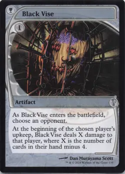 Black Vise (Future Sight) MB2 Regular Uncommon #139 NM MTG - Image 1