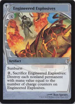 Engineered Explosives (Future Sight) MB2 Regular Rare #218 NM MTG - Image 1
