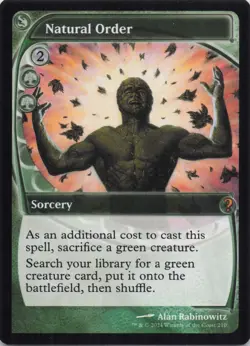 Natural Order (Future Sight) MB2 Regular Mythic #210 NM MTG - Image 1