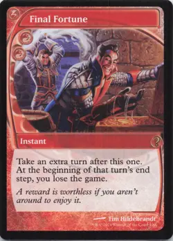 Final Fortune (Future Sight) MB2 Regular Rare #190 NM MTG - Image 1