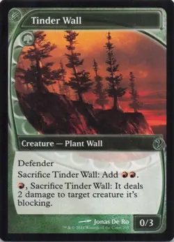 Tinder Wall (Future Sight) MB2 Regular Common #215 NM MTG - Image 1