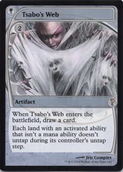 Tsabo's Web (Future Sight) MB2 Regular Rare #143 NM MTG - Image 1