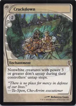 Crackdown (Future Sight) MB2 Regular Rare #146 NM MTG - Image 1