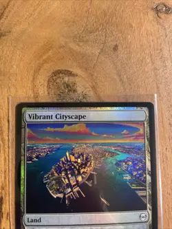 NM Foil Vibrant Cityscape, MTG, Marvel's Spider-Man, Magic the Gathering, 188 - Image 3