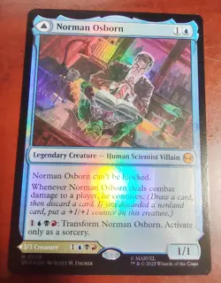 FOIL NORMAN OSBORN GREEN GOBLIN mtg Marvel's Spider-Man 1 Mythic - Image 1