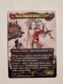 Terra, Magical Adept M0323 Regular (Borderless) Final Fantasy MTG NM - Image 1
