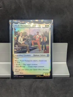 Flash Thompson, Spider-Fan X1 NM FOIL Marvel's Spider Man MTG - Image 1