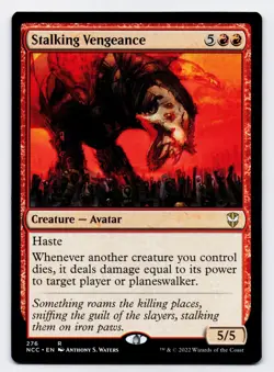 Stalking Vengeance [276] NCC Rare Non-Foil [MTG Card English] - Image 1