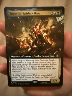 MTG Superior Spider-Man Marvel's Spider-Man Extended Art Rare - Image 1