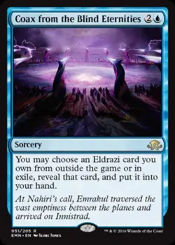 Coax from the Blind Eternities - Medium Play MTG Eldritch Moon - Image 1
