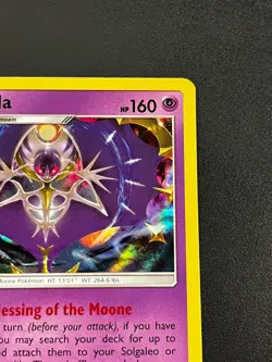 Lunala 102/236 - Sm-Cosmic Eclipse Holo Rare Pokemon TCG Card NM - Image 4