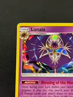 Lunala 102/236 - Sm-Cosmic Eclipse Holo Rare Pokemon TCG Card NM - Image 5