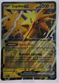 JUMBO! Zapdos EX 049 Black Star Promo Double Rare Holo SV Pokemon TCG NM - Image 5