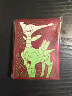 Pokemon Iron Leaves - Temporal Forces ETB Pokemon Card Sleeves (65ct) - Image 1