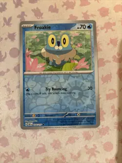 🚀 Froakie - 056/197 - Reverse Holo Common - S&V: Obsidian Flames - Pokemon MINT - Image 1