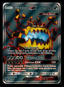 Guzzlord GX 105/111 Pokemon Crimson Invasion Holo Full Art Ultra Rare NM - Image 1