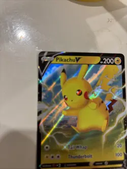 Pokemon Pikachu v Holo Rare Card 86/264 Fusion Strike - Image 2