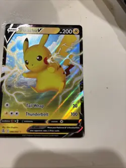 Pokemon Pikachu v Holo Rare Card 86/264 Fusion Strike - Image 4