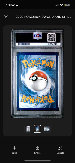 Deoxys V and VMax 2023 Pokemon Sword & Shield Crown Zenith PSA 10 SEQUENTIAL - Image 5