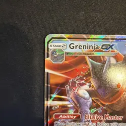 Pokemon Greninja GX Full Art Holo Card SM197 2019 Black Star Promo Sun & Moon - Image 2