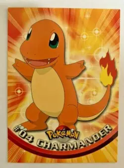 1999 Topps Pokemon T.V. - Charmander - #4 Graded PSA 5 - 4 - VG-EX - Illustrator - Image 1