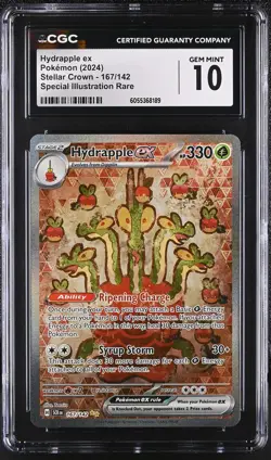 HYDRAPPLE EX Stellar Crown Special Illustration Rare #167 CGC 10 Pokemon - Image 1
