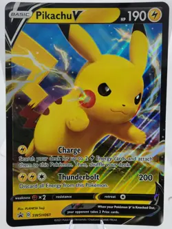 JUMBO! Pikachu V SWSH061 Promo Holo Pokemon TCG NM - Image 5