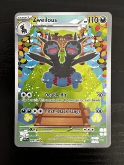 POKEMON - ZWEILOUS - 147/086 - ILLUSTRATION RARE - S&V WHITE FLARE - NM - Image 2