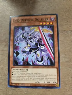 Yugioh! Doom Of Dimensions - D/D Defense Soldier - Image 1