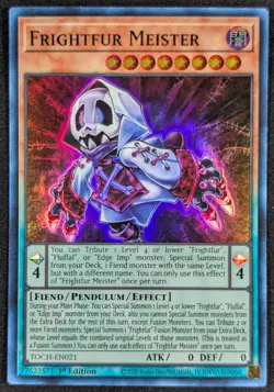 Frightfur Meister 2020 1st Edition Super Rare Holo Yugioh Card TOCH-EN021 (NM) - Image 1