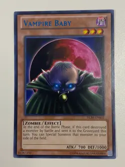 Yugioh - Vampire Baby - Duelist Promo Ultra Rare Blue - Free Holo - Image 1