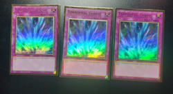 Yugioh! x3 Torrential Tribute MGED-EN052 Gold Rare 1st Ed / Edge Wear / SP - Image 1