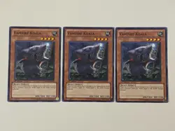 Yugioh - Vampire Koala x 3 - 1st Edition LP - Plus Free Holographic Card - Image 1