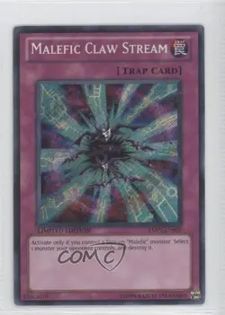 Malefic Claw Stream YuGiOh 3D Bonds Beyond Time Movie Pack Limited Edition Promo - Image 1