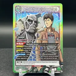 Bertholdt Hoover UE10BT-AOT-1-057 SR Attack on Titan Union Arena Card - Image 1