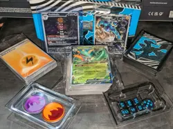 Pokemon Black Bolt ETB Box ,Sealed Thundurus & Gothitelle Promos, 100 Card Lot - Image 1