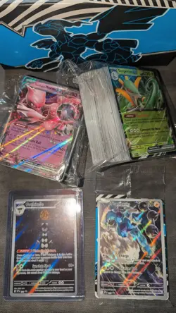 Pokemon Black Bolt ETB Box ,Sealed Thundurus & Gothitelle Promos, 100 Card Lot - Image 2