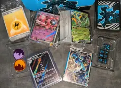 Pokemon Black Bolt ETB Box ,Sealed Thundurus & Gothitelle Promos, 100 Card Lot - Image 3