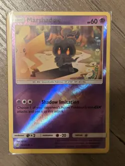Marshadow 103/236 Reverse Holo Cosmic Eclipse Pokemon Card MINT - Image 1